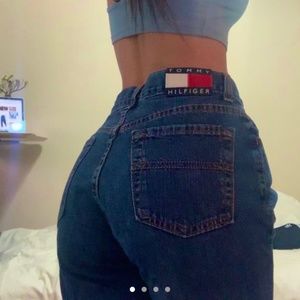 Tommy Hilfiger Vintage, high waisted blue jeans